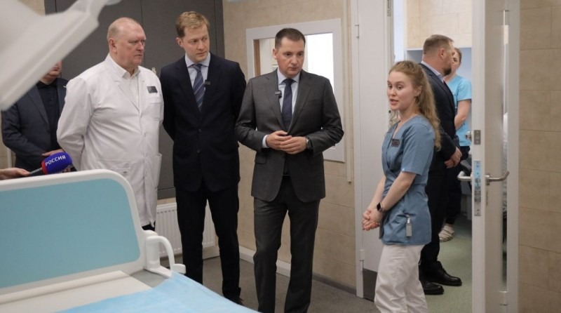 В Архангельске капитально отремонтировали приемное отделение первой городской клинической больницы