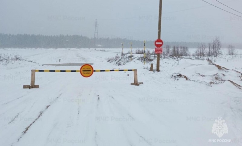 16 ледовых переправ функционируют в Архангельской области