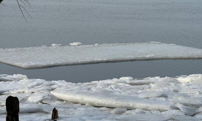 Голова ледохода движется в 247 километрах от Архангельска