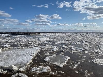 Подвижки льда зафиксированы в 84 километрах от Архангельска