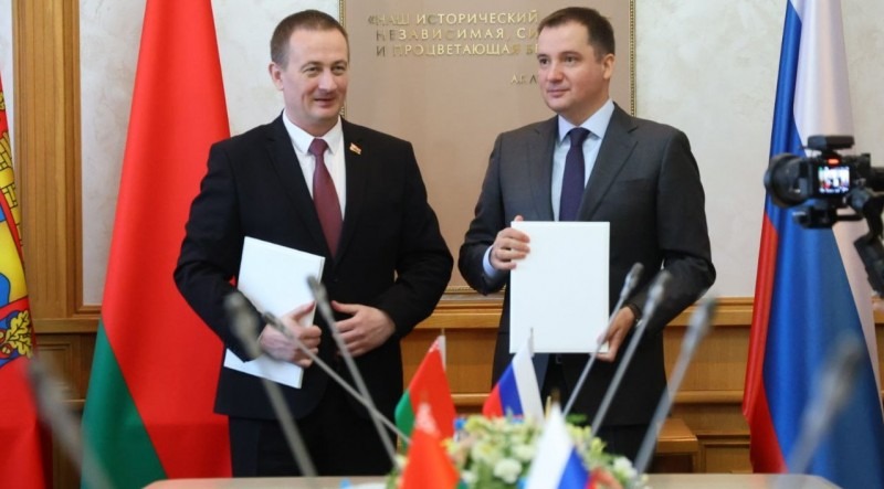 Главы Архангельской и Минской областей подписали план мероприятий по реализации соглашения между правительствами регионов