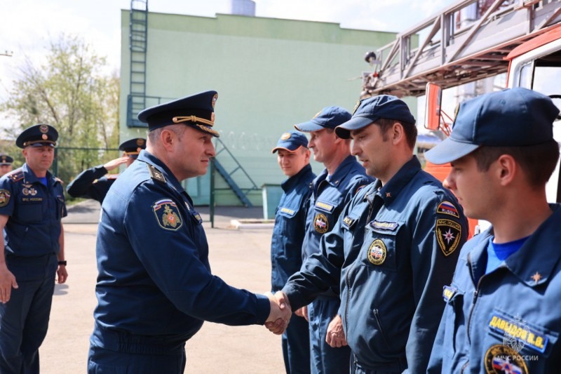 Александр Куренков посетил пожарно - спасательную часть, вставшую на защиту Орска с первых минут подтопления