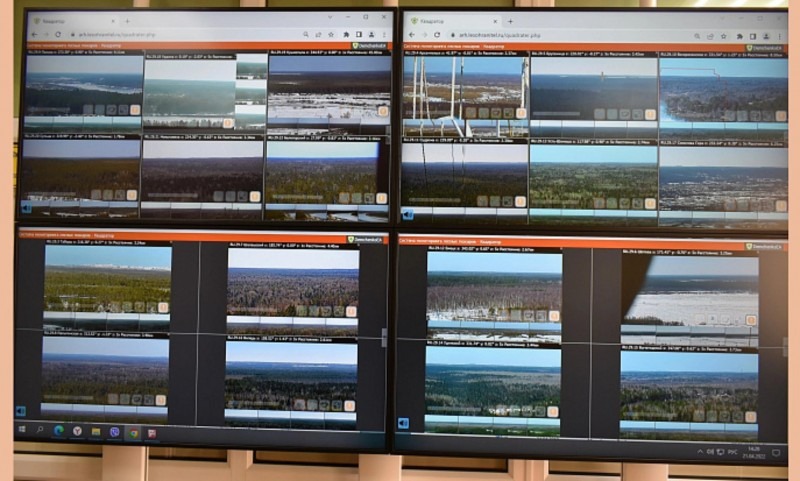 В Архангельской области заработала система видеомониторинга за лесами