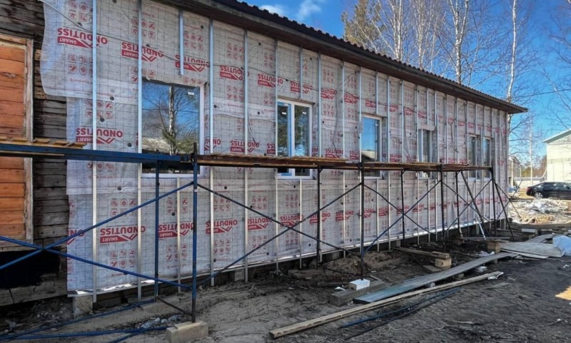 Продолжается ремонт Дома культуры «Первомайский» в Виноградовском округе