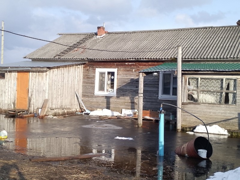 В Архангельской области десятки домов до сих пор остаются в зоне подтопления