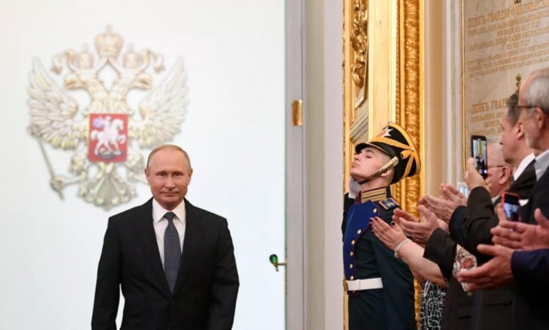 Инагурация Владимира Путина начнется в 12:00 в Андреевском зале Кремля