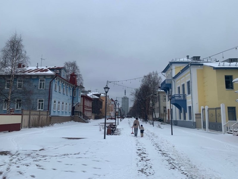 Архангельск накрыло снежной шапкой: когда придет тепло