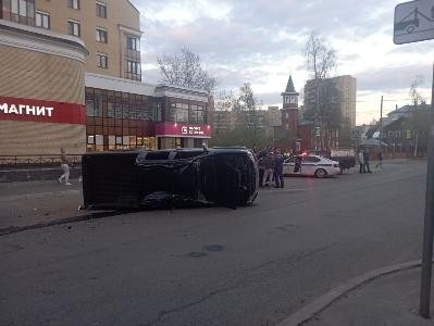 Крупное ДТП с несколькими автомобилями произошло в центре Архангельска