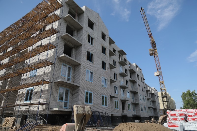 В Архангельской области с начала года введено в строй более 200 тысяч квадратных метров жилья