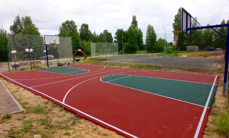 В Виноградовском округе появилась универсальная спортивная площадка
