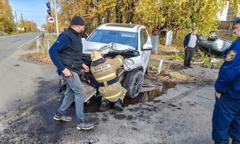 В Няндоме произошло серьезное ДТП. Есть потрадавшие