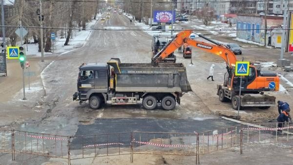 Дорожные ограничения с перекопанного Московского проспекта снимут сегодня вечером