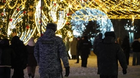 Росгвардия всю новогоднюю ночь контролировала безопасность в Нарьян-Маре