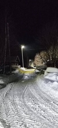 С подачи прокуратуры в Лайский Док пришло уличное освещение