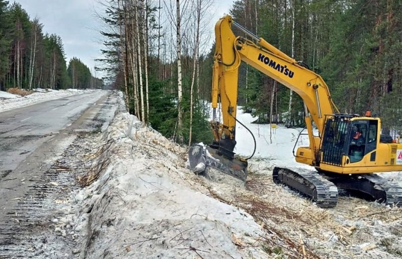 В Верхнетоемском округе стартовал ремонт на трассе М-8 «Холмогоры» – Котлас В Верхнетоемском округе стартовал ремонт на трассе М-8 «Холмогоры» – Котлас