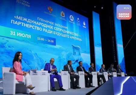 Александр Цыбульский принимает участие в Арктическом форуме