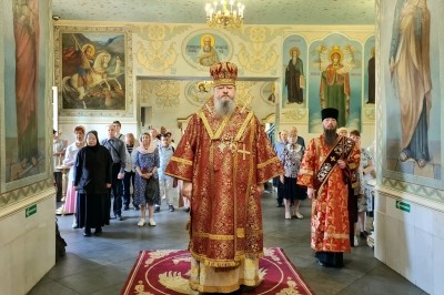 Митрополит Корнилий совершил Божественную литургию в праздник святого пророка Божия Илии