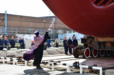 Протоиерей Валерий Суворов освятил новый военный корабль в Северодвинске Протоиерей Валерий Суворов освятил новый военный корабль в Северодвинске