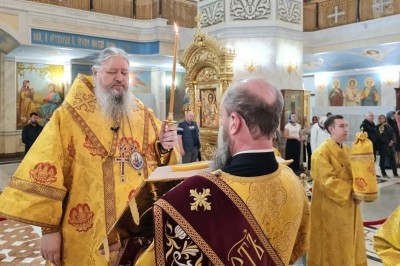 Митрополит Корнилий 13 сентября совершил всенощное бдение в Архангельске 