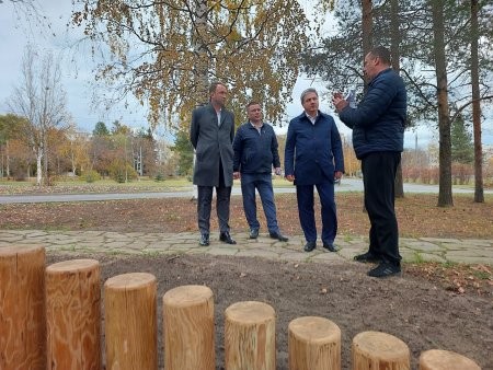 Дмитрий Морев осмотрел сквер "Добро" и сказал - "добро"