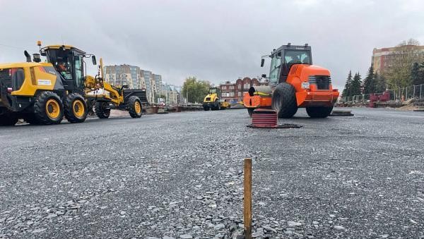 Движение на перекопанной площади Профсоюзов в Архангельске откроют не раньше ноября Движение на перекопанной площади Профсоюзов в Архангельске откроют не раньше ноября