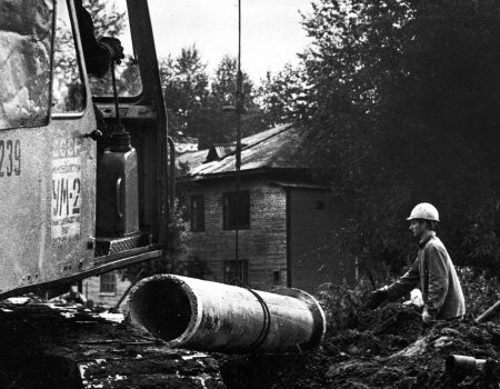 Как строили коммунальные сети Архангельска в 60-70-е года ХХ века