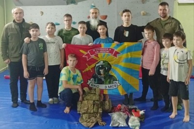 Детские патриотические сборы приурочили ко дню Казанской иконы Божией Матери в Плесецком округе 