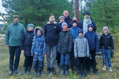 Участники детских патриотических сборов в Плесецком округе почтили память невинно пострадавших в  XX столетии