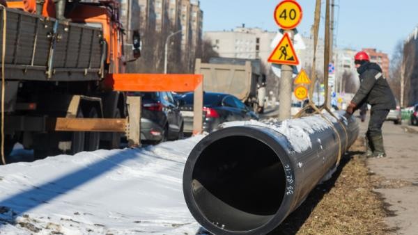 Сразу несколько архангельских улиц перекрыли для движения из-за аварийных работ Сразу несколько архангельских улиц перекрыли для движения из-за аварийных работ