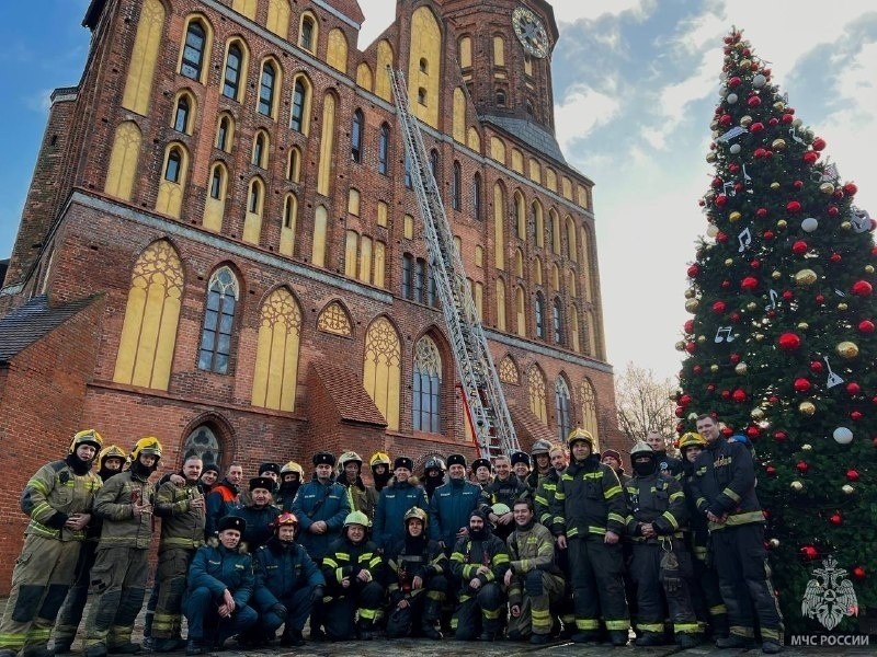 В Калининграде на территории памятника культуры XIV века прошло учение