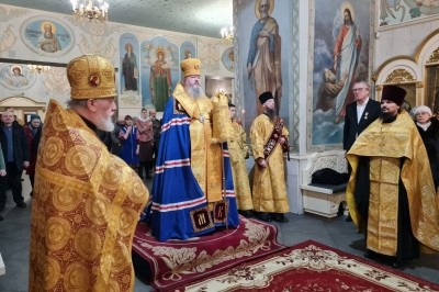 Митрополит Корнилий совершил славление в праздник святого апостола Андрея Первозванного Митрополит Корнилий совершил славление в праздник святого апостола Андрея Первозванного