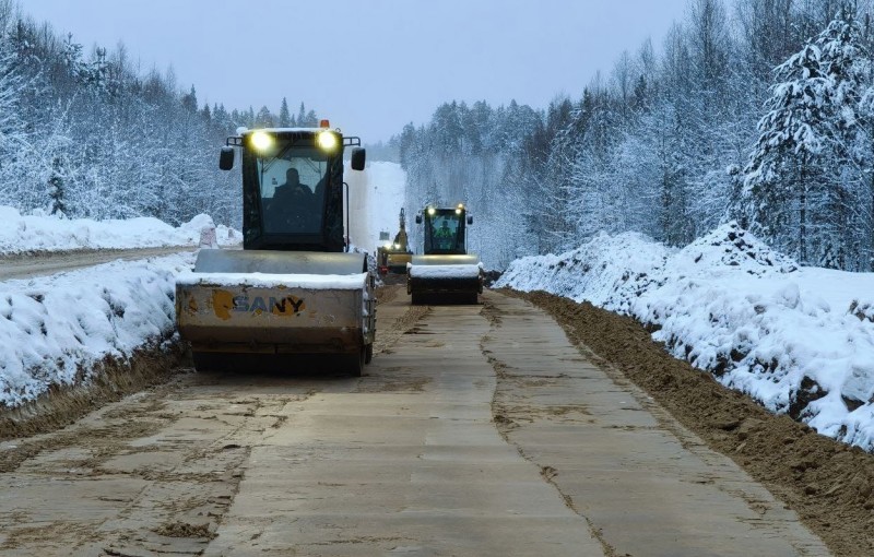 Продолжается капремонт участка автодороги Архангельск – Онега Продолжается капремонт участка автодороги Архангельск – Онега