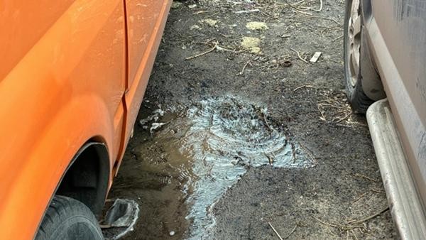 На проблемном участке улицы в Архангельске забил еще один коммунальный родник На проблемном участке улицы в Архангельске забил еще один коммунальный родник