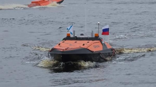 В Архангельске спустили на воду «Оркан-2» для безэкипажных перевозок по Белому морю В Архангельске спустили на воду «Оркан-2» для безэкипажных перевозок по Белому морю