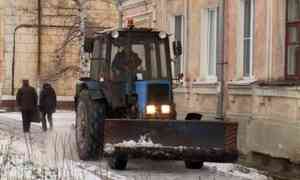 60 миллионов рублей направит Северодвинск на уборку улиц зимой