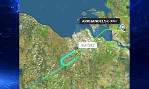 Самолёт «Аэрофлота» сегодня больше часа кружил в небе над Архангельском