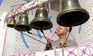 Накануне Крещения на радио «Поморье» впервые вживую звучали колокольные звоны