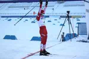 Поморский лыжник Александр Терентьев победил в гонке Чемпионата мира