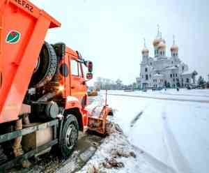 С начала февраля в Архангельске выпало 83% месячной нормы снега