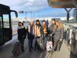 Студенты-журналисты прибыли в Будё для участия  	 в норвежско-российском проекте