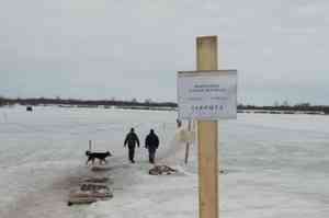 В Архангельской области закрыли 123 из 128 ледовых переправ