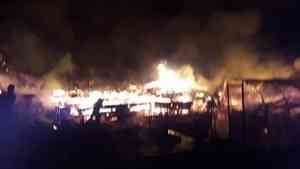 В Шенкурском районе на пожаре погиб мужчина, 22 человека остались без жилья