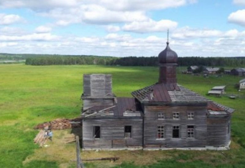 Церковь в Ровдино Подосиновский район