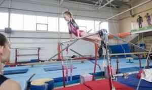 В Архангельске проходят областные соревнования по спортивной гимнастике «Беломорские надежды»