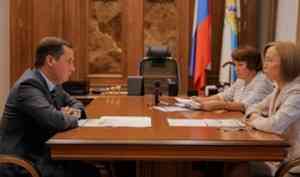 Александр Цыбульский провел рабочую встречу с руководителем регионального Управления Росреестра