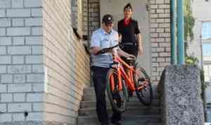 Архангелогородке вернули украденный велосипед, веловору светит тюрьма