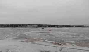 Под Северодвинском мужчина получил обморожение, провалившись под лёд Северной Двины