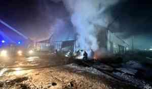 Пожар на территории 14-го лесозавода произошел в минувший уикенд в Архангельске