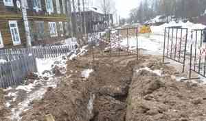 В поселке Шипицыно ведут прокладку водопровода и сетей водоотведения