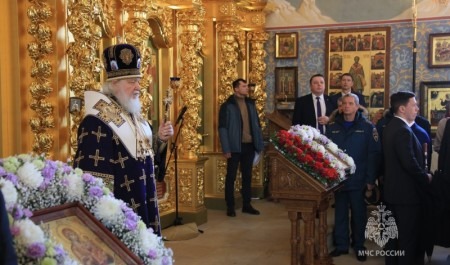 В Москве состоялась церемония освящения главного храма МЧС России